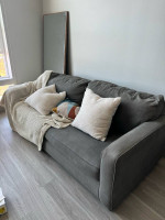 Grey sleeper sofa