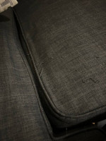 Charcoal grey sofa