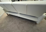 Cream Colored Futon Sofa for Sale