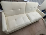 Cream Colored Futon Sofa for Sale