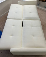 Cream Colored Futon Sofa for Sale