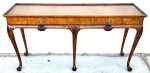 Queen Anne Console Sofa Table by Baker Furniture