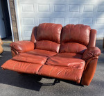 Lane Leather Recliner Loveseat Size Sofa