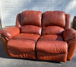 Lane Leather Recliner Loveseat Size Sofa