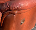Lane Leather Recliner Loveseat Size Sofa