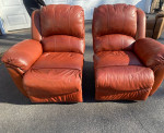 Lane Leather Recliner Loveseat Size Sofa