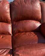 Lane Leather Recliner Loveseat Size Sofa