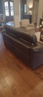 Leather Reclining sofa