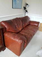 Leather sofa
