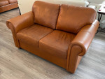 SOLD - Leather Sofa & Loveseat Set