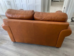 SOLD - Leather Sofa & Loveseat Set