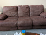 Reclining sofa set
