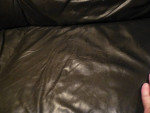 Black Leather Sofa Couch & Loveseat set GOOD COND!