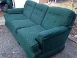 Petite Sofa from Norwalk Furniture - Green 3-Seat Couch