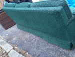 Petite Sofa from Norwalk Furniture - Green 3-Seat Couch