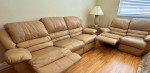 Reclining Leather Sofa & Loveseat