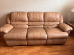 Reclining Leather Sofa & Loveseat