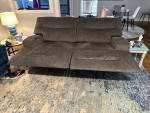 Free delivery Ashley power reclining sofa