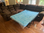 sectional sofa w/ pull out full size bed