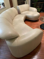 W. Schillig German 3-Piece Leather Sectional Sofa