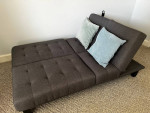Three-way convertible sofa/chaise/bed 120$ OBO