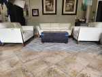 sofa,  love seat and chair