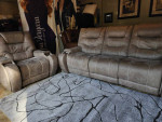 New power reclining sofa and chair