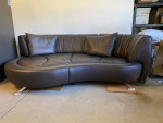 De Sede DS-164 Brown Leather Sofa By Hugo De Ruiter