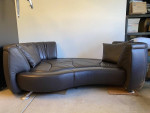 De Sede DS-164 Brown Leather Sofa By Hugo De Ruiter