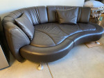 De Sede DS-164 Brown Leather Sofa By Hugo De Ruiter