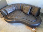 De Sede DS-164 Brown Leather Sofa By Hugo De Ruiter
