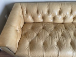 Restoration Hardware Sofa Couch Used Tufted Leather