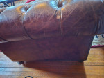 10' Chesterfield Leather Sofa (Restoration Hardware)