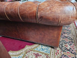 10' Chesterfield Leather Sofa (Restoration Hardware)