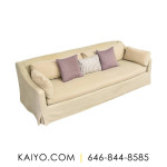 Restoration Hardware Belgian Slope Arm Slipcovered Bench-Seat Sofa (Wa