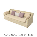Restoration Hardware Belgian Slope Arm Slipcovered Bench-Seat Sofa (Wa