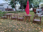 Old hickory 6 pieces of porch furniture lounge chairs sofa tables