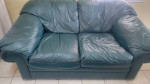 Leather Sofa green color