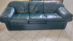 Leather Sofa green color