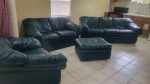 Leather Sofa green color