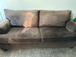 ESPRESSO SOFA USED LIKE NEW