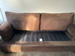 ESPRESSO SOFA USED LIKE NEW