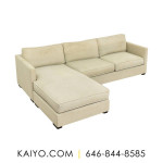 Gus Modern Chaise Sectional Sofa (Was 3500)