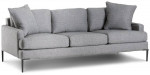 City Furniture Morgan Light Gray Fabric Sofa