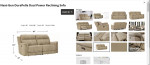 Dual reclining Sofa