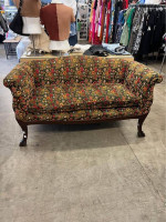 Antique Floral Embroidered Sofa