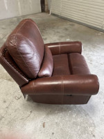 Leather Recliner Sofa with USB Port