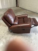 Leather Recliner Sofa with USB Port