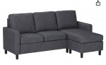 Sofa en L gris
