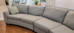 long arced couch/sofa